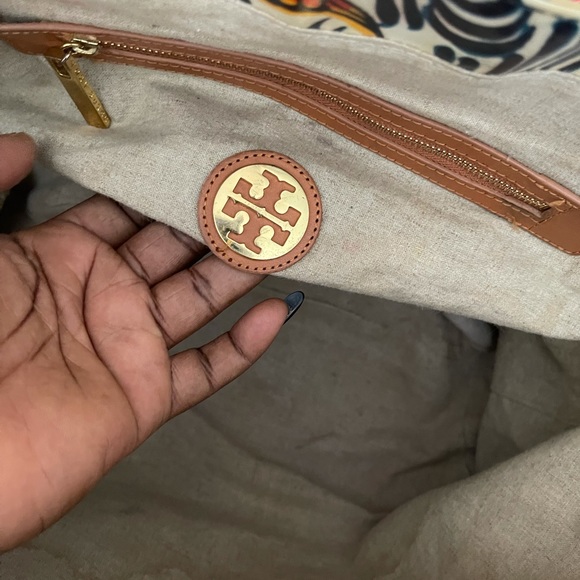 Tory Burch large fish print Ella tote bag - Picture 8 of 13